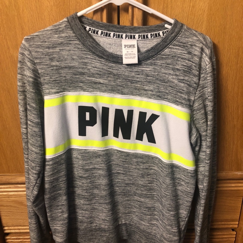 Pink crew neck
